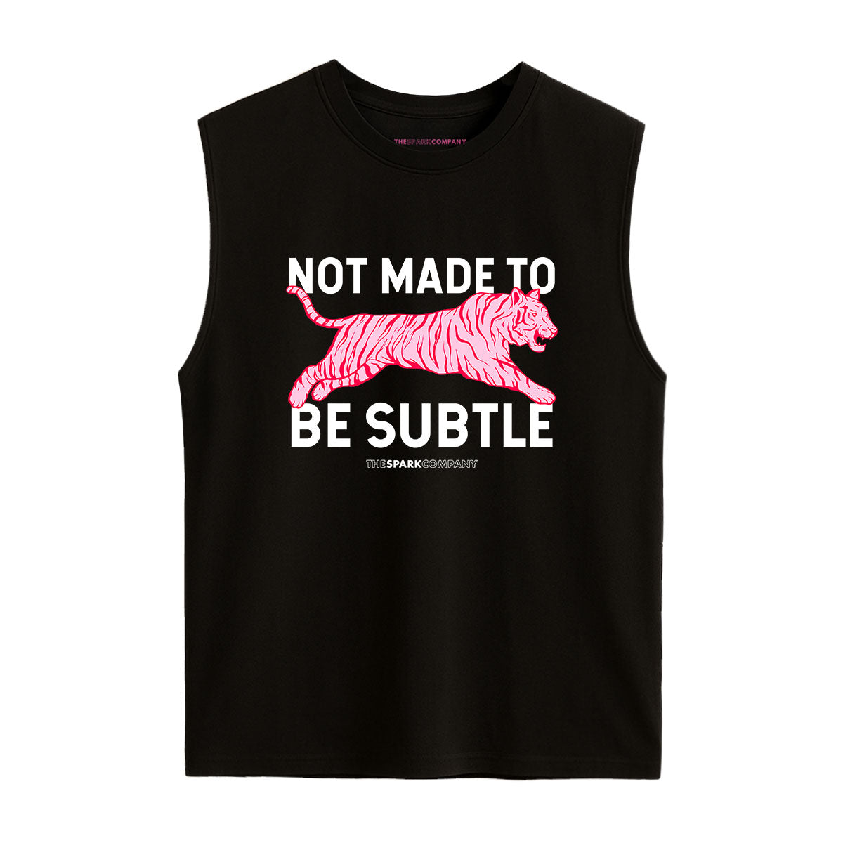 Not Made To Be Subtle Sleeveless T-Shirt-Feminist Apparel, Feminist Clothing, Feminist Sleeveless T Shirt, EP01S-The Spark Company