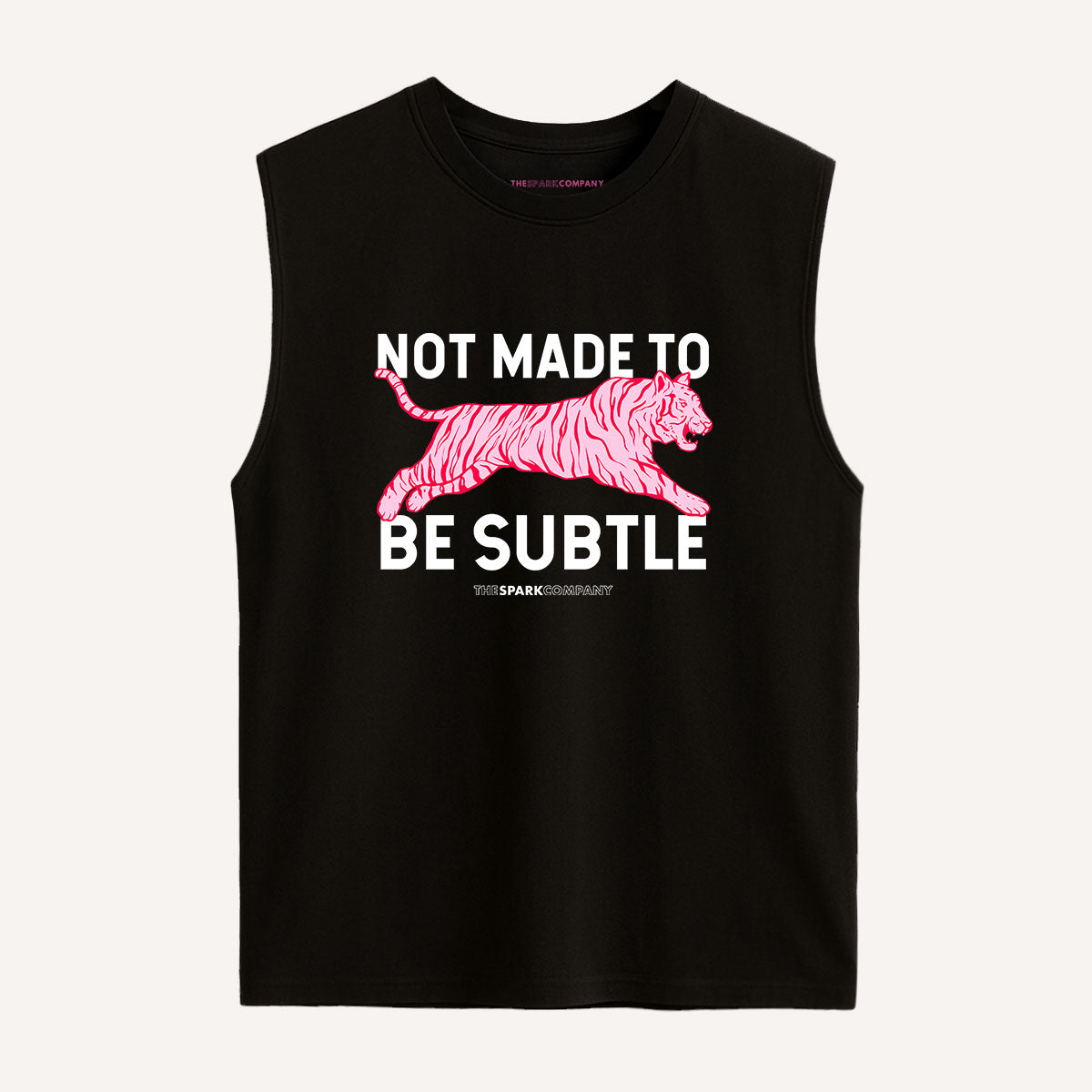 Not Made To Be Subtle Sleeveless T-Shirt-Feminist Apparel, Feminist Clothing, Feminist Sleeveless T Shirt, EP01S-The Spark Company