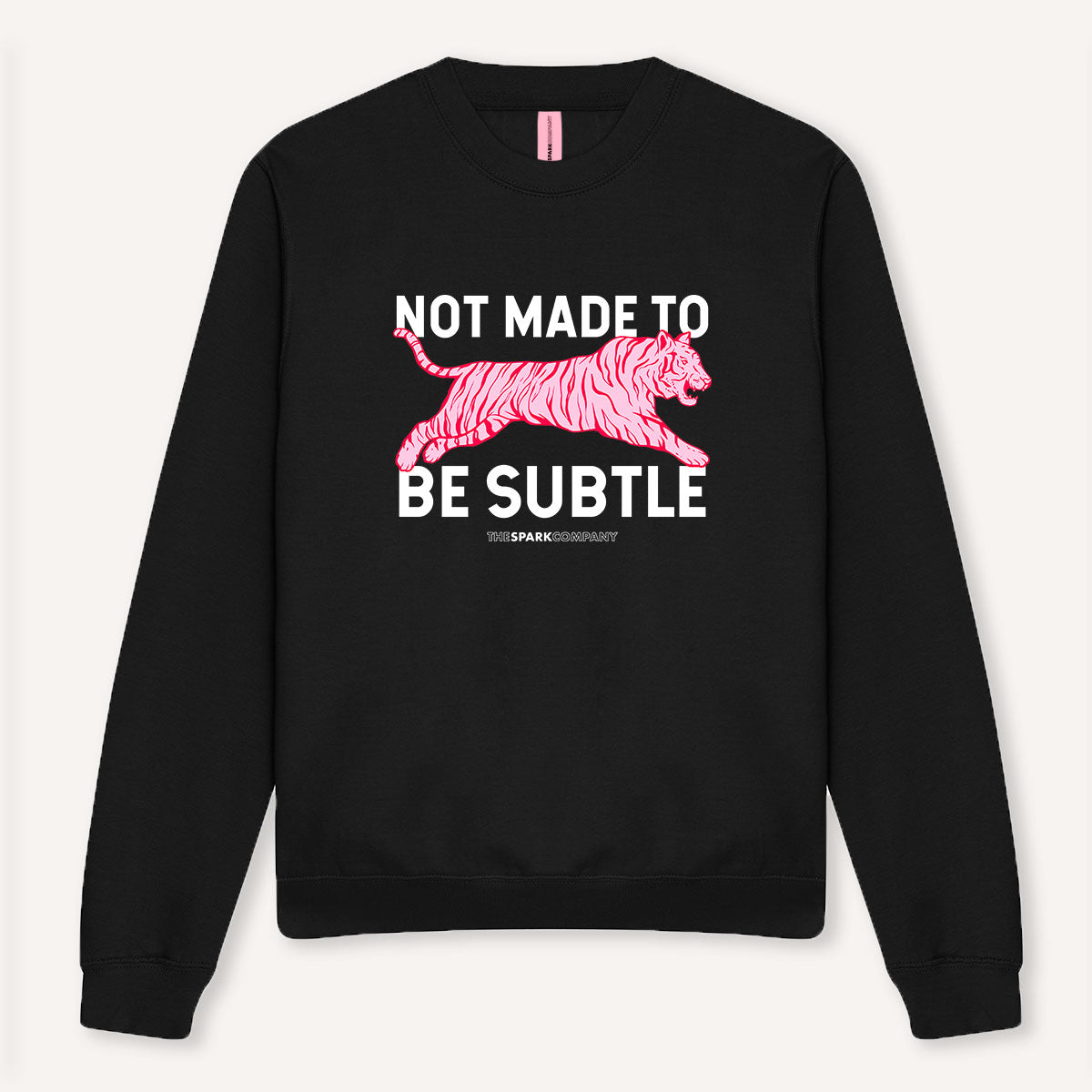 Not Made To Be Subtle Sweatshirt-Feminist Apparel, Feminist Clothing, Feminist Sweatshirt, JH030-The Spark Company