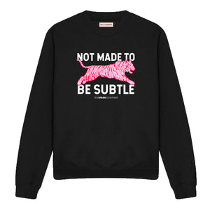 Not Made To Be Subtle Sweatshirt-Feminist Apparel, Feminist Clothing, Feminist Sweatshirt, JH030-The Spark Company