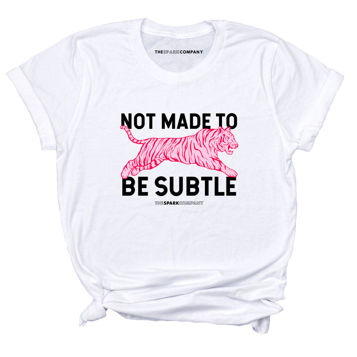 Not Made To Be Subtle T-Shirt-Feminist Apparel, Feminist Clothing, Feminist T Shirt, BC3001-The Spark Company