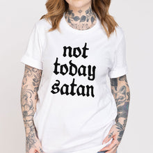 Load image into Gallery viewer, Not Today Satan T-Shirt-Feminist Apparel, Feminist Clothing, Feminist T Shirt-The Spark Company