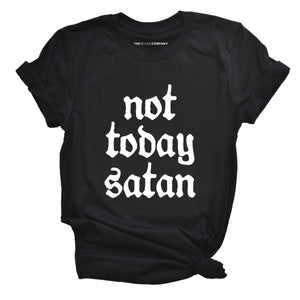 Not Today Satan T-Shirt-Feminist Apparel, Feminist Clothing, Feminist T Shirt-The Spark Company
