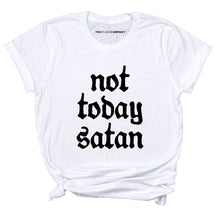 Load image into Gallery viewer, Not Today Satan T-Shirt-Feminist Apparel, Feminist Clothing, Feminist T Shirt-The Spark Company
