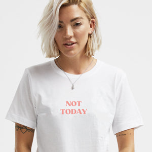 Not Today T-Shirt-Feminist Apparel, Feminist Clothing, Feminist T Shirt, BC3001-The Spark Company