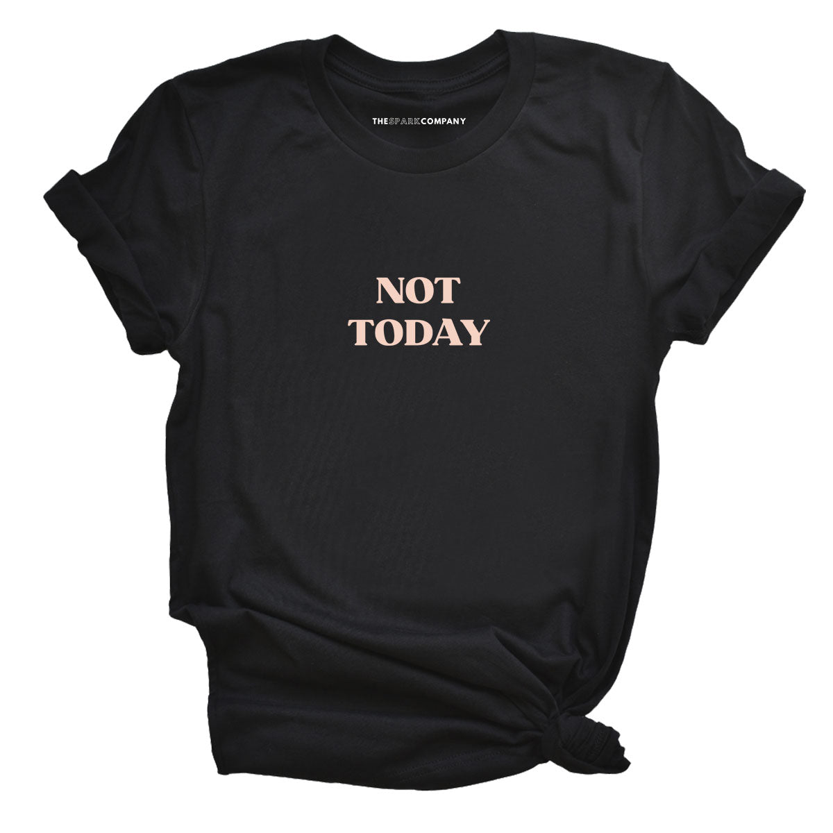 Not Today T-Shirt-Feminist Apparel, Feminist Clothing, Feminist T Shirt, BC3001-The Spark Company