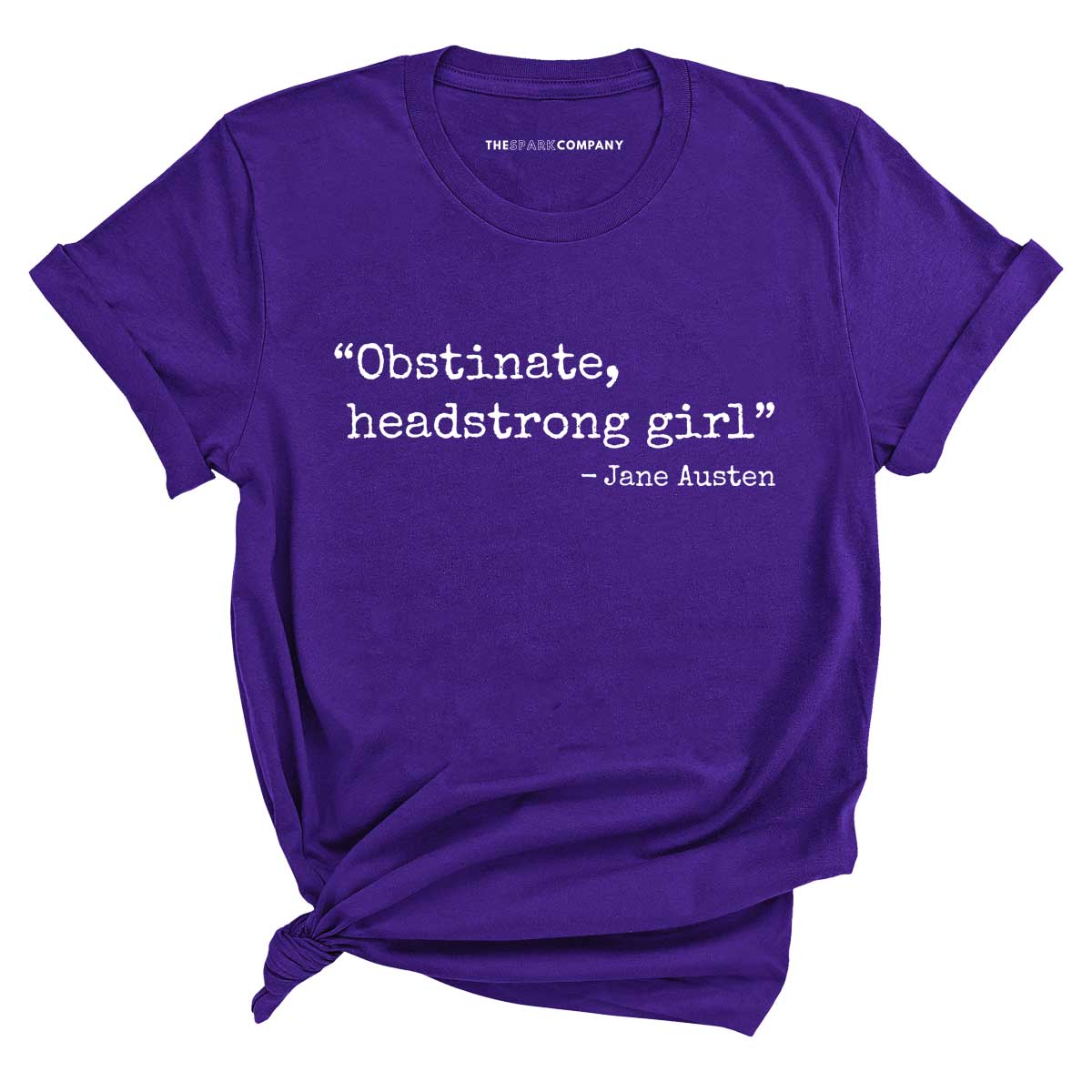 Obstinate, Headstrong Girl T-Shirt-Feminist Apparel, Feminist Clothing, Feminist T Shirt, BC3001-The Spark Company