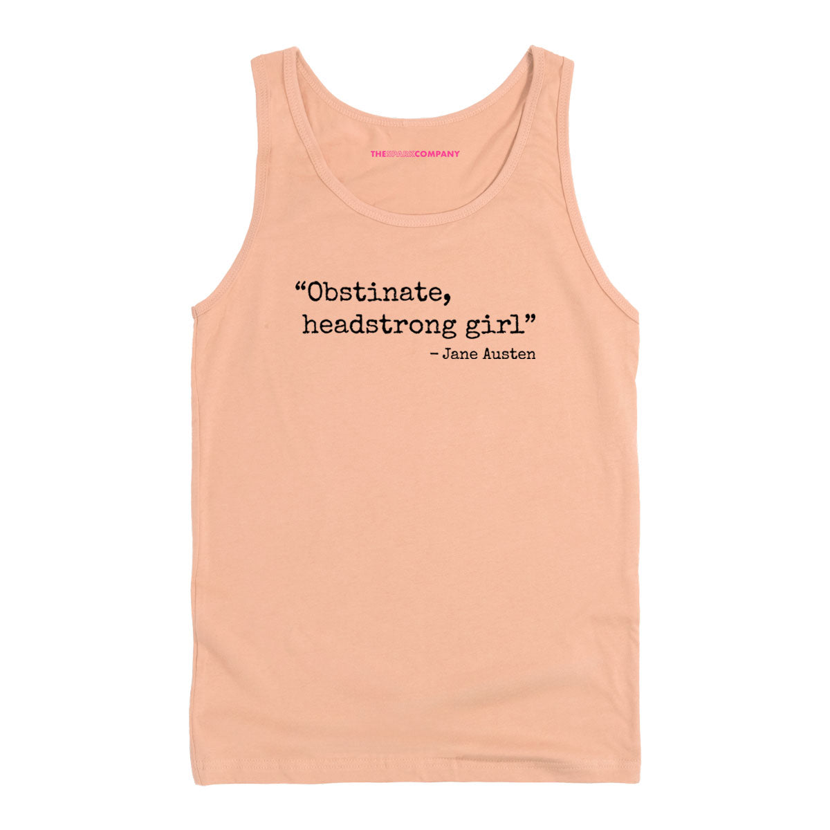Obstinate, Headstrong Girl Tank Top-Feminist Apparel, Feminist Clothing, Feminist Tank, 03980-The Spark Company