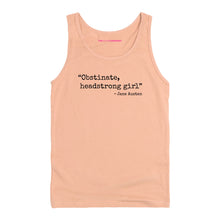 Load image into Gallery viewer, Obstinate, Headstrong Girl Tank Top-Feminist Apparel, Feminist Clothing, Feminist Tank, 03980-The Spark Company