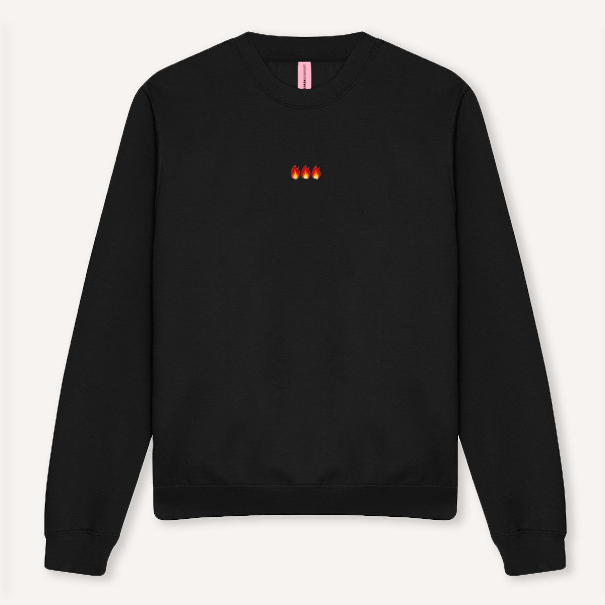 On Fire Embroidered Sweatshirt-Feminist Apparel, Feminist Clothing, Feminist Sweatshirt, JH030-The Spark Company