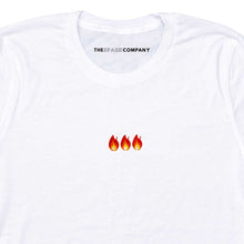 Load image into Gallery viewer, On Fire Embroidered T-Shirt-Feminist Apparel, Feminist Clothing, Feminist T Shirt-The Spark Company