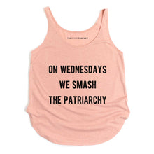 Load image into Gallery viewer, On Wednesdays We Smash The Patriarchy Festival Tank Top-Feminist Apparel, Feminist Clothing, Feminist Tank, NL5033-The Spark Company