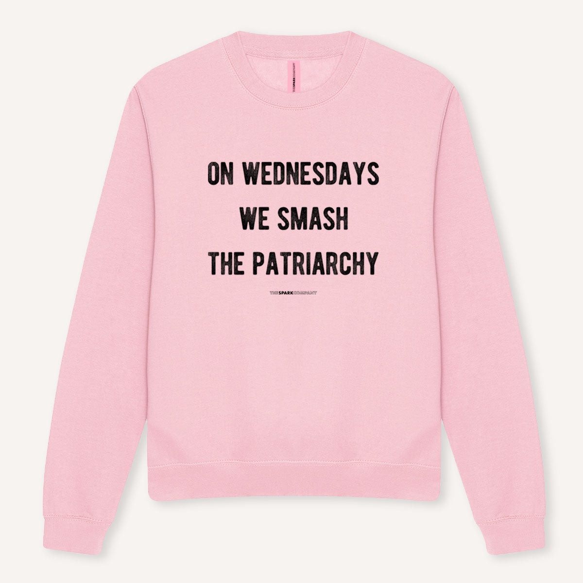 On Wednesdays We Smash The Patriarchy Sweatshirt-Feminist Apparel, Feminist Clothing, Feminist Sweatshirt, JH030-The Spark Company