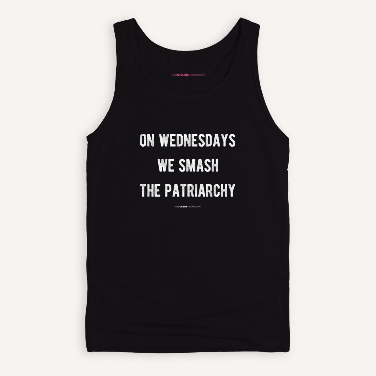 On Wednesdays We Smash The Patriarchy Tank Top-Feminist Apparel, Feminist Clothing, Feminist Tank, 03980-The Spark Company
