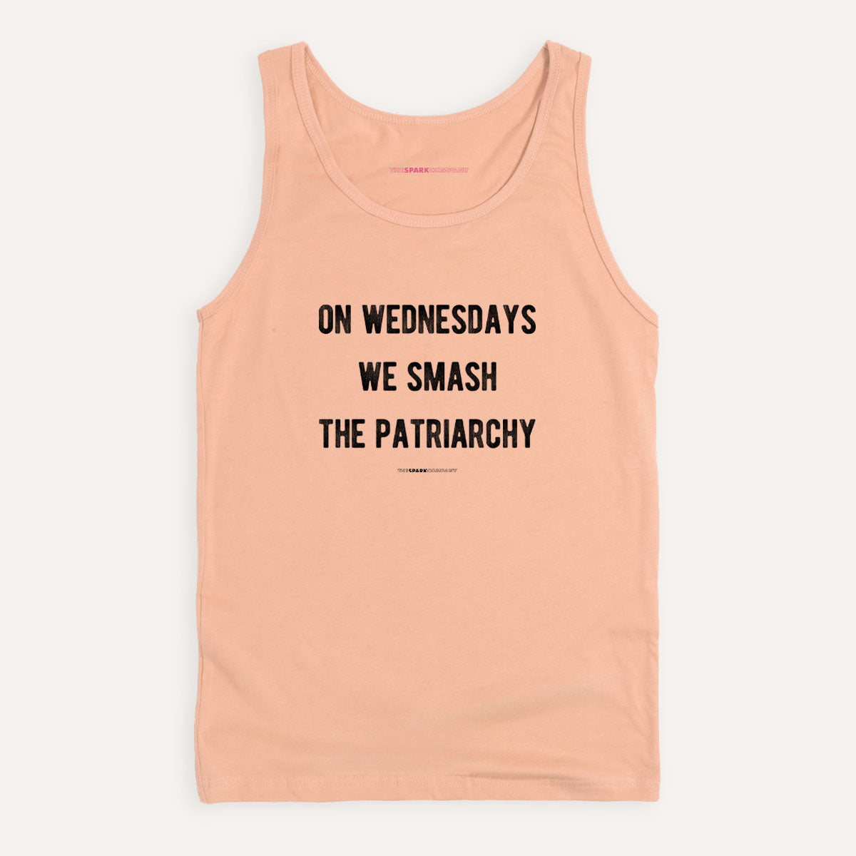 On Wednesdays We Smash The Patriarchy Tank Top-Feminist Apparel, Feminist Clothing, Feminist Tank, 03980-The Spark Company