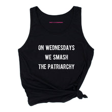 Load image into Gallery viewer, On Wednesdays We Smash The Patriarchy Tank Top-Feminist Apparel, Feminist Clothing, Feminist Tank, 03980-The Spark Company