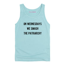 Load image into Gallery viewer, On Wednesdays We Smash The Patriarchy Tank Top-Feminist Apparel, Feminist Clothing, Feminist Tank, 03980-The Spark Company