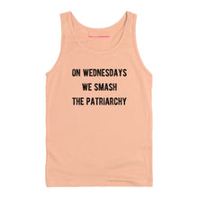 Load image into Gallery viewer, On Wednesdays We Smash The Patriarchy Tank Top-Feminist Apparel, Feminist Clothing, Feminist Tank, 03980-The Spark Company