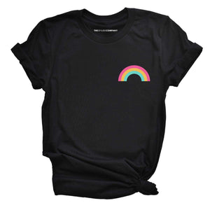 Pastel Pride Rainbow T-Shirt-LGBT Apparel, LGBT Clothing, LGBT T Shirt, BC3001-The Spark Company