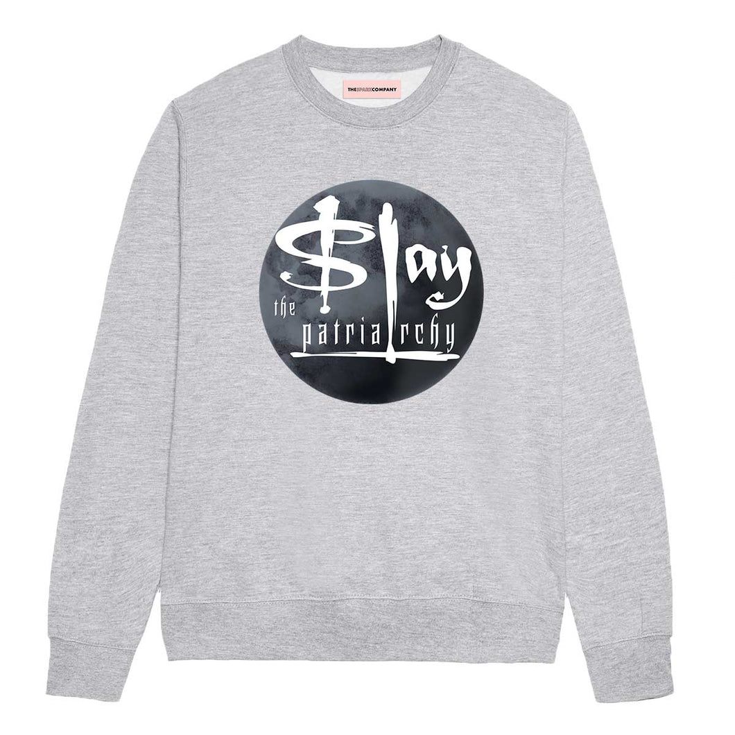 Patriarchy Slayer Sweatshirt-Feminist Apparel, Feminist Clothing, Feminist Sweatshirt, JH030-The Spark Company