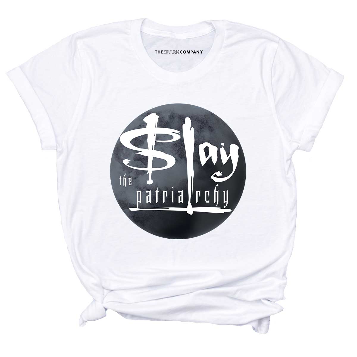 Patriarchy Slayer T-Shirt-Feminist Apparel, Feminist Clothing, Feminist T Shirt, BC3001-The Spark Company