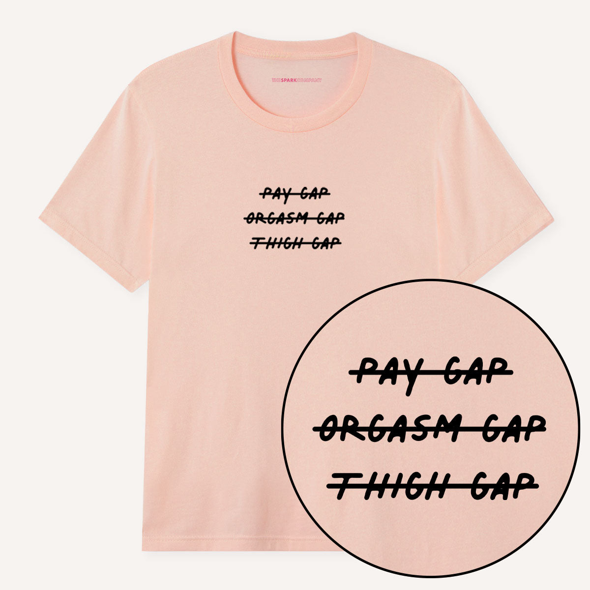Pay Gap Orgasm Gap Thigh Gap T Shirt