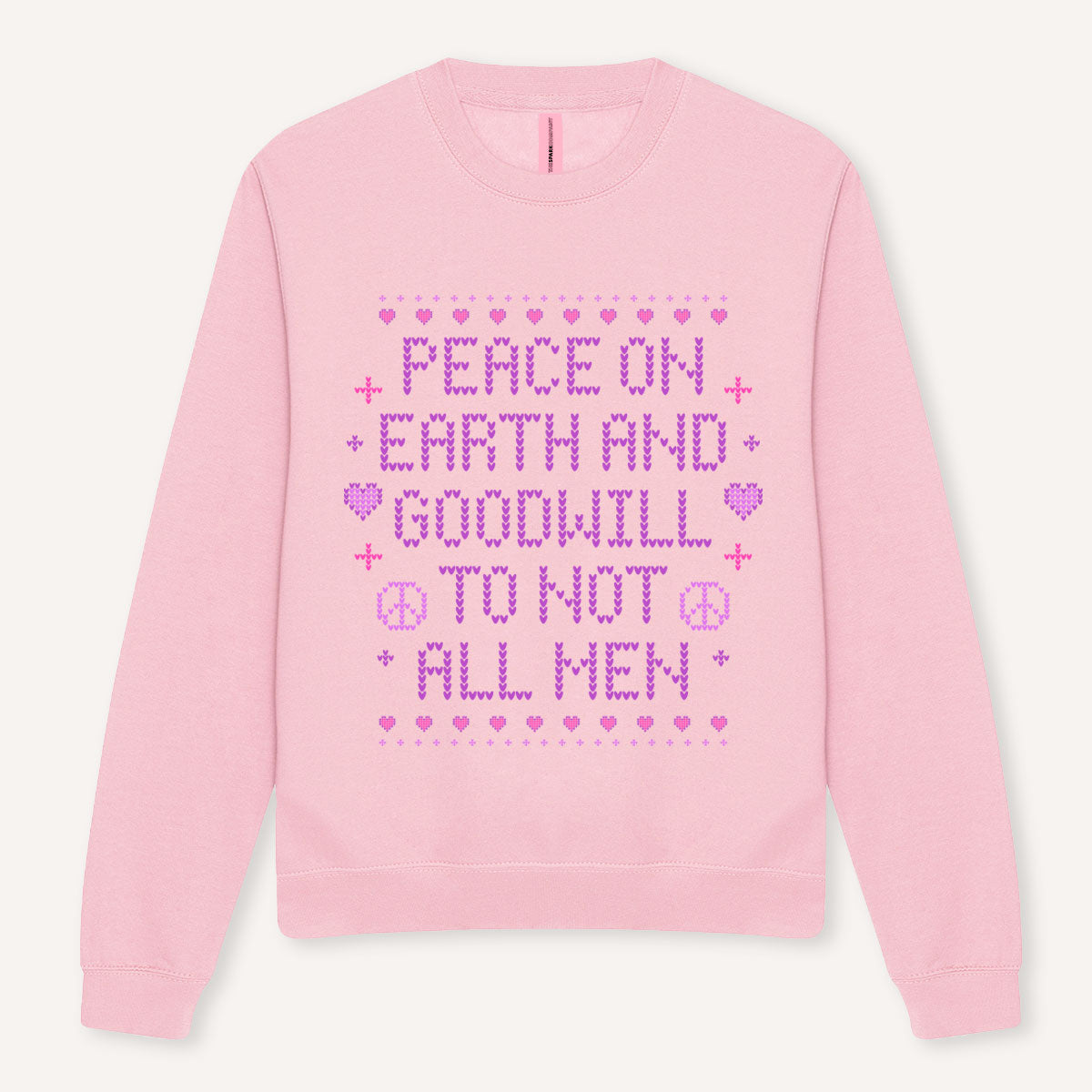 Peace On Earth Ugly Christmas Jumper-Feminist Apparel, Feminist Clothing, Feminist Sweatshirt, JH030-The Spark Company
