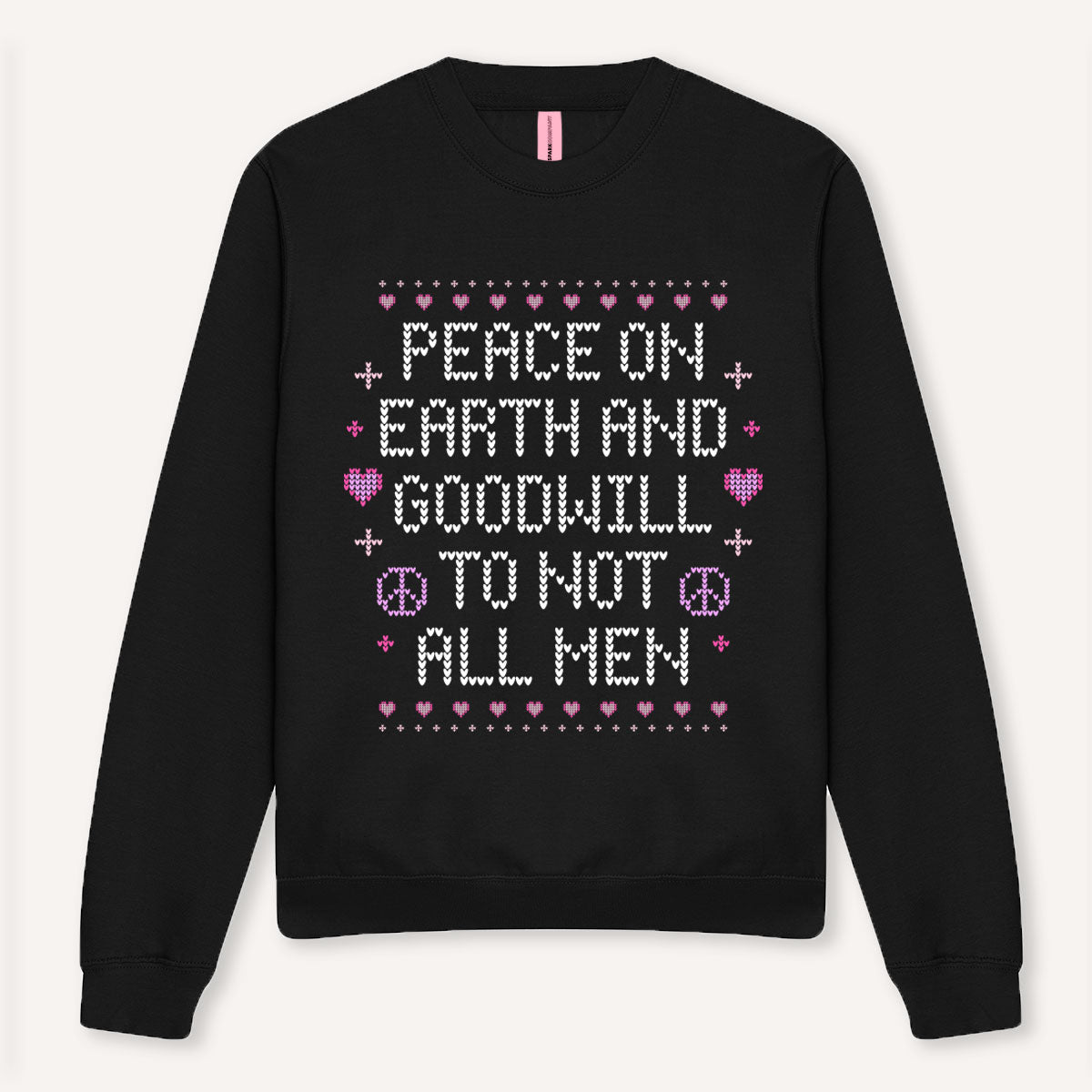 Peace On Earth Ugly Christmas Jumper-Feminist Apparel, Feminist Clothing, Feminist Sweatshirt, JH030-The Spark Company