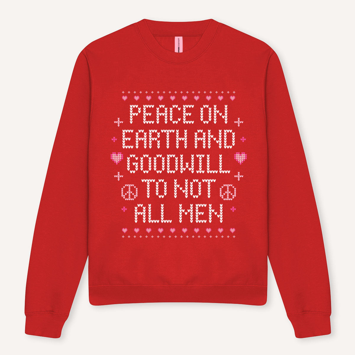 Peace On Earth Ugly Christmas Jumper-Feminist Apparel, Feminist Clothing, Feminist Sweatshirt, JH030-The Spark Company
