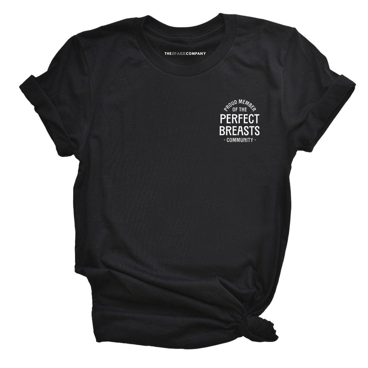 Perfect Breasts Community T-Shirt-Feminist Apparel, Feminist Clothing, Feminist T Shirt, BC3001-The Spark Company