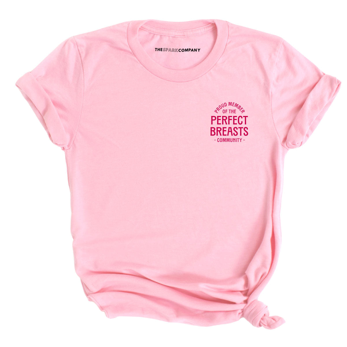 Perfect Breasts Community T-Shirt-Feminist Apparel, Feminist Clothing, Feminist T Shirt, BC3001-The Spark Company