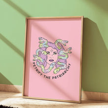 Load image into Gallery viewer, Petrify The Patriarchy Art Print-Feminist Apparel, Feminist Gift, Feminist Art Print-The Spark Company