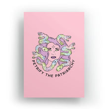 Load image into Gallery viewer, Petrify The Patriarchy Art Print-Feminist Apparel, Feminist Gift, Feminist Art Print-The Spark Company