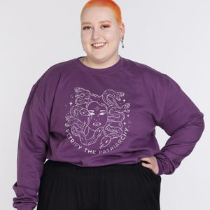 Petrify The Patriarchy Sweatshirt-Feminist Apparel, Feminist Clothing, Feminist Sweatshirt, JH030-The Spark Company