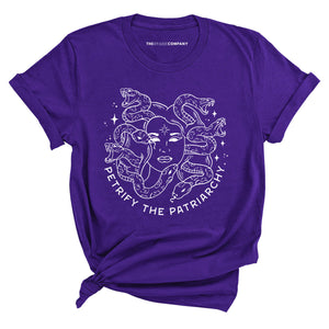 Petrify The Patriarchy T-Shirt-Feminist Apparel, Feminist Clothing, Feminist T Shirt, BC3001-The Spark Company