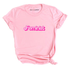 Load image into Gallery viewer, Pink Feminist Graphic T-Shirt-Feminist Apparel, Feminist Clothing, Feminist T Shirt, BC3001-The Spark Company