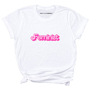 Pink Feminist Graphic T-Shirt-Feminist Apparel, Feminist Clothing, Feminist T Shirt, BC3001-The Spark Company