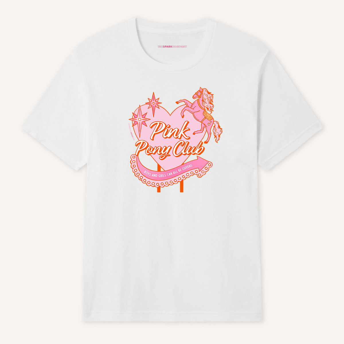 Pink Pony Club T-Shirt-Feminist Apparel, Feminist Clothing, Feminist T Shirt, BC3001-The Spark Company