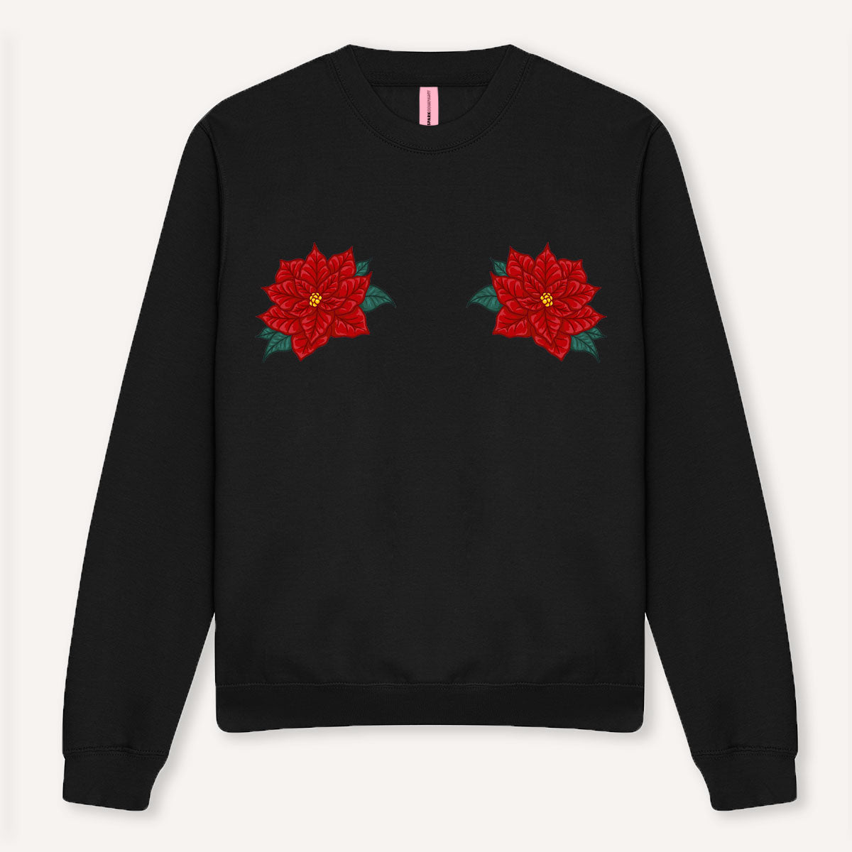 Poinsettia Tits Christmas Jumper-Feminist Apparel, Feminist Clothing, Feminist Sweatshirt, JH030-The Spark Company