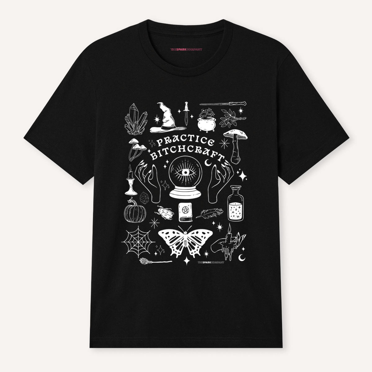 Practice Bitchcraft Halloween T-Shirt-Feminist Apparel, Feminist Clothing, Feminist T Shirt-The Spark Company