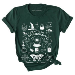 Practice Bitchcraft Halloween T-Shirt-Feminist Apparel, Feminist Clothing, Feminist T Shirt-The Spark Company