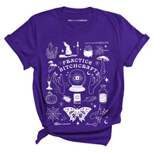 Load image into Gallery viewer, Practice Bitchcraft Halloween T-Shirt-Feminist Apparel, Feminist Clothing, Feminist T Shirt-The Spark Company