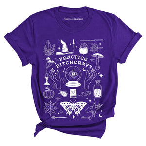 Practice Bitchcraft Halloween T-Shirt-Feminist Apparel, Feminist Clothing, Feminist T Shirt-The Spark Company