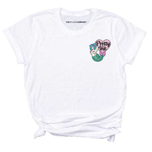 Load image into Gallery viewer, Pretty In Ink Collab Mermaid Pocket T-Shirt-Feminist Apparel, Feminist Clothing, Feminist T Shirt, BC3001-The Spark Company
