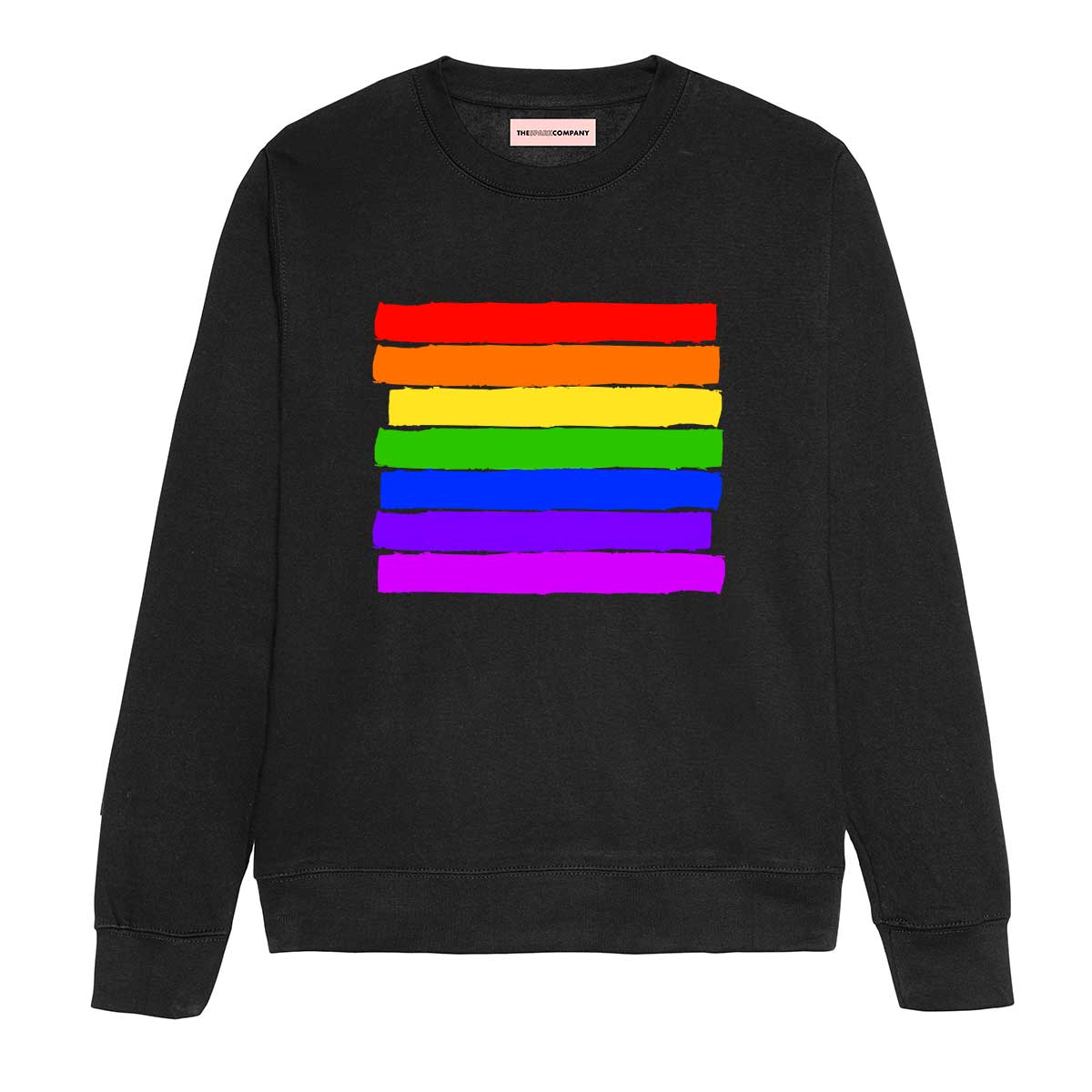 Pride Flag Sweatshirt-LGBT Apparel, LGBT Clothing, LGBT Sweatshirt, JH030-The Spark Company