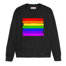 Load image into Gallery viewer, Pride Flag Sweatshirt-LGBT Apparel, LGBT Clothing, LGBT Sweatshirt, JH030-The Spark Company