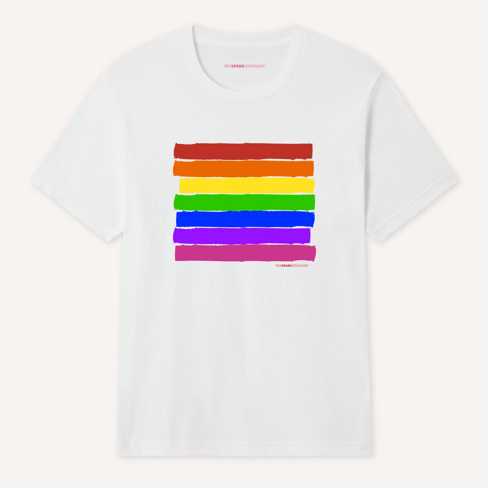 Pride Flag T-Shirt | The Spark Company