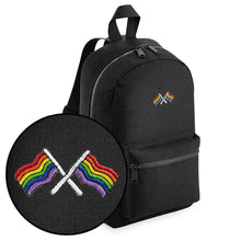 Load image into Gallery viewer, Pride Flags Embroidered Mini Backpack-LGBT Apparel, LGBT Gift, LGBT Mini Backpack, BG153-The Spark Company