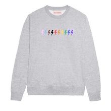 Load image into Gallery viewer, Pride Lightning Sweatshirt-Feminist Apparel, Feminist Clothing, Feminist Sweatshirt, JH030-The Spark Company
