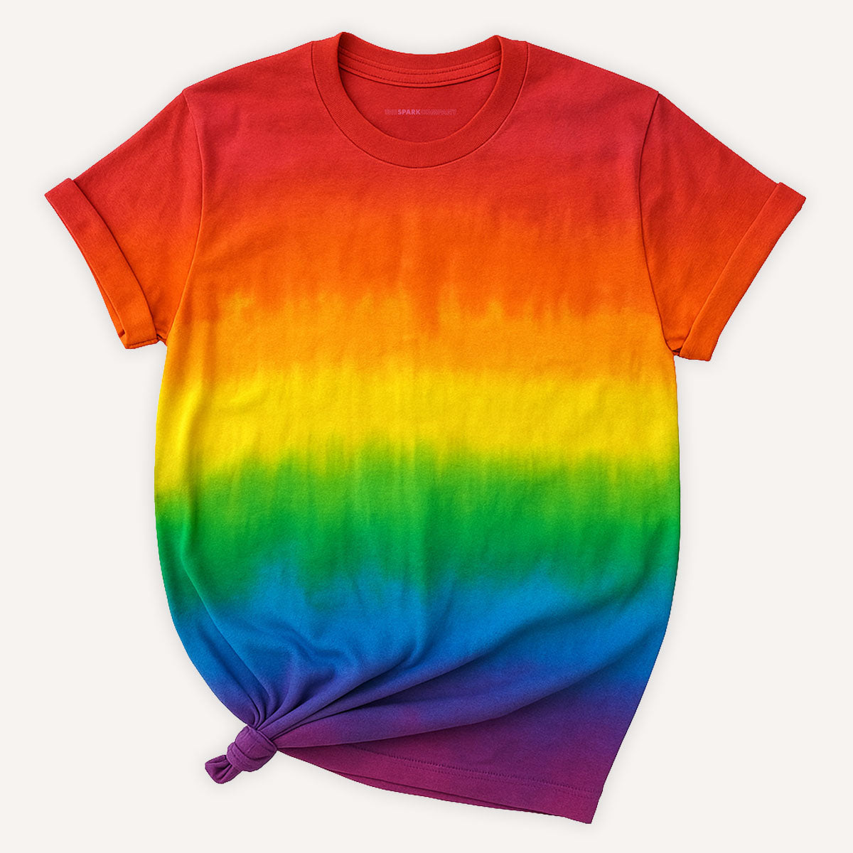 Pride Rainbow Inspired Tie Dye T-Shirt-LGBT Apparel, LGBT Clothing, LGBT T Shirt, TD02M-The Spark Company